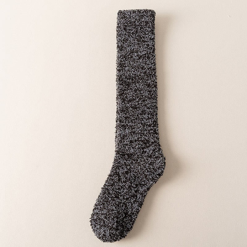 Verdickende Kniestrümpfe in Übergröße (3 Paar) - Schwarz - EU39-45 (US6-11) - image 12