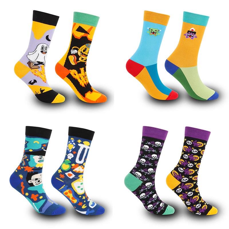 Asymmetrische Viertelsocken in Übergröße (4 Paar) - image 1