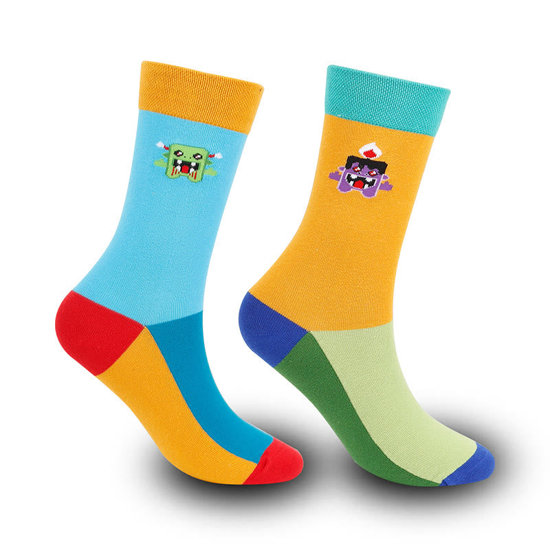 Asymmetrische Viertelsocken in Übergröße (4 Paar) - image 5