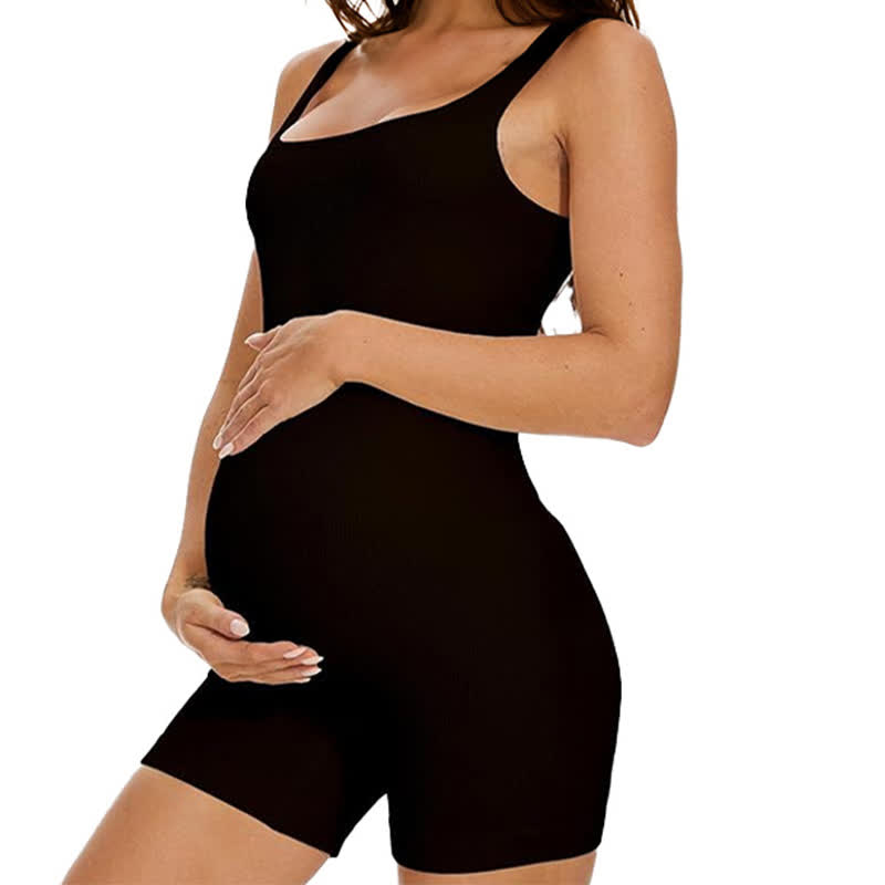 Einfarbiger Shapewear-Umstandsbody
