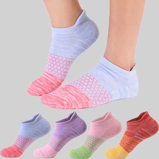 Knöchel-Kompressionssocken mit Batikmuster in Übergröße (4 Paar)