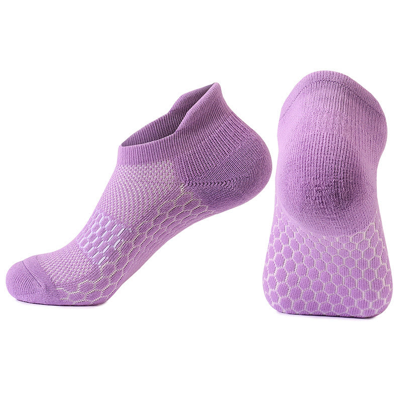 Knöchel-Kompressionssocken im einfachen Stil in Übergröße (4 Paar) - Lila - EU39-42 (US6-8,5) - image 4
