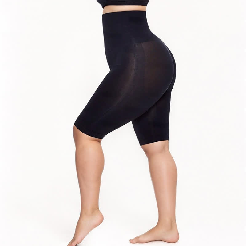 Bauchweg-Hose mit hoher Taille in Übergröße