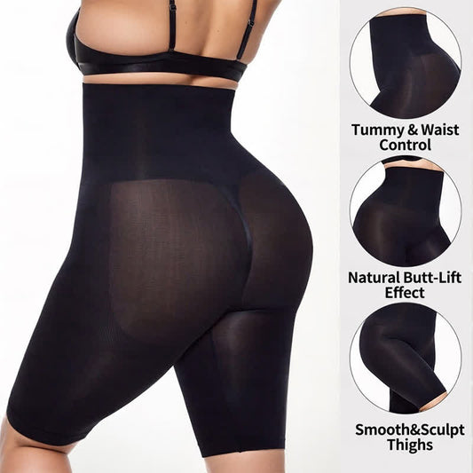 Bauchweg-Hose mit hoher Taille in Übergröße