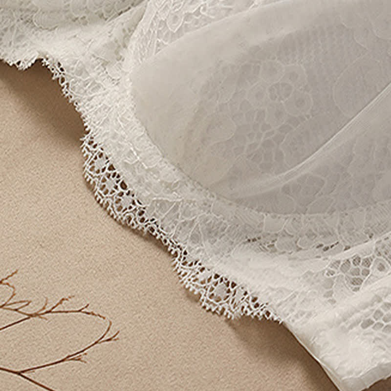 Dünner Minimizer-Push-Up-Bügel-BH aus Spitze