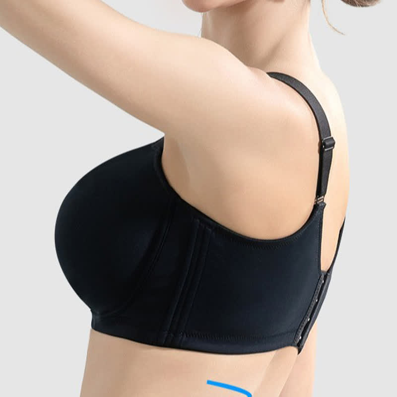 Sexy nahtloser Push-Up-Bügel-BH mit Kreuz