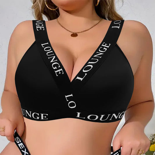 Bügelloser Sport-BH mit festen Trägern und Anti-Sagging-Effekt