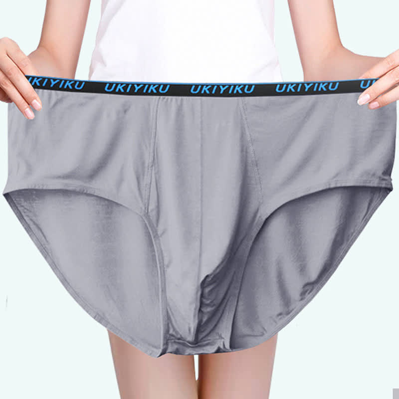 Lockere, hochelastische Slips für Herren in Übergröße (2er-Pack)