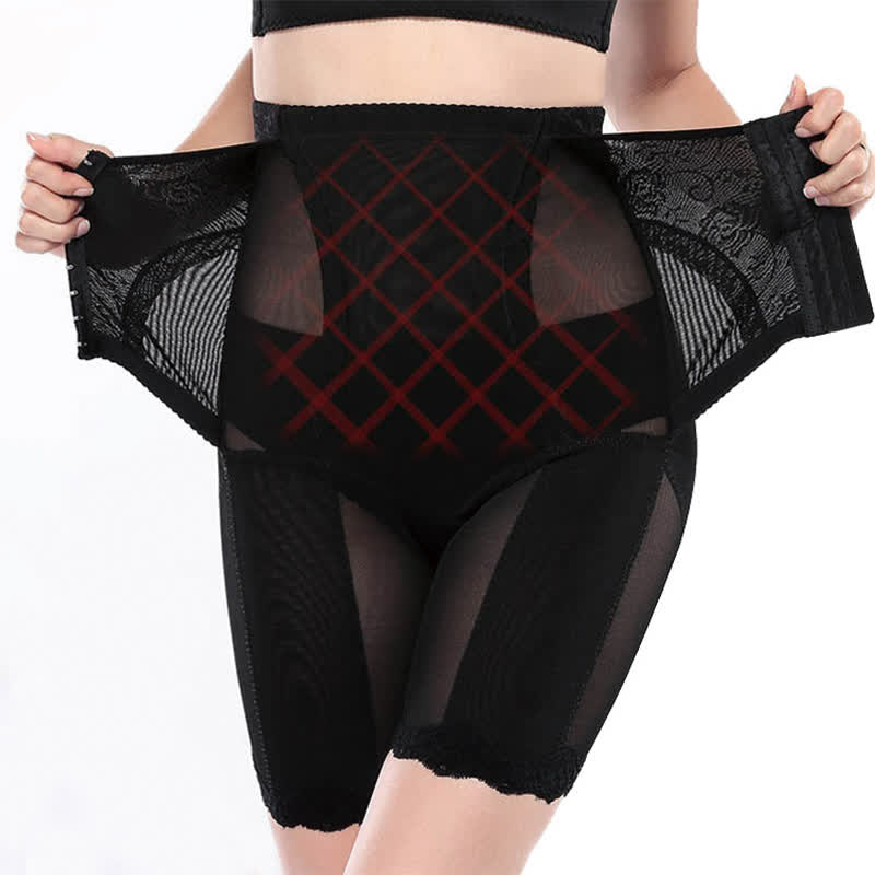 Formende Shorts mit hoher Taille und offenem Schritt zur Bauchkontrolle