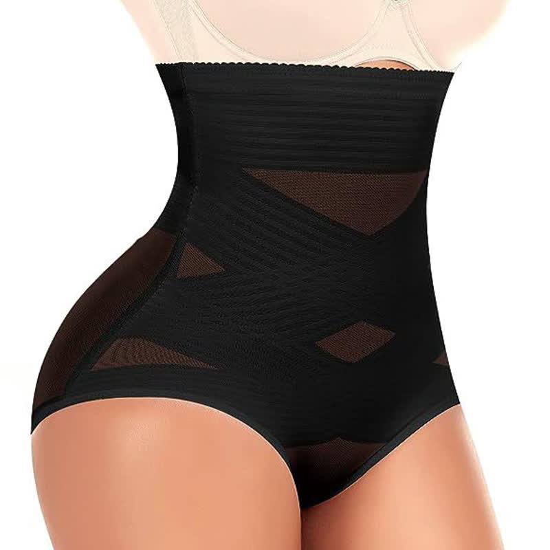 Hüfthebende und bauchstraffende Formhose mit hoher Taille
