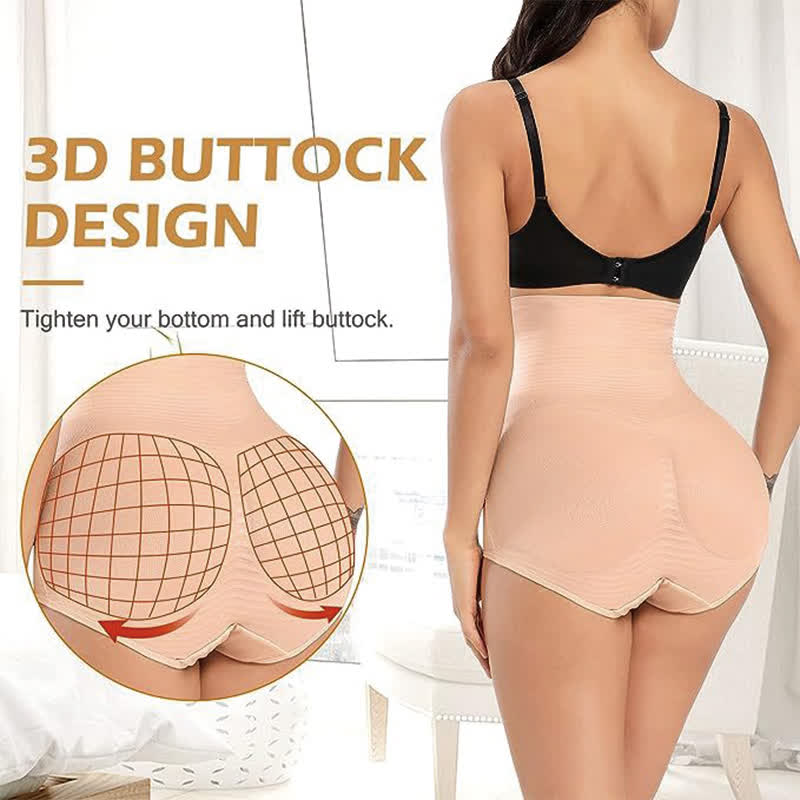 Hüfthebende und bauchstraffende Formhose mit hoher Taille