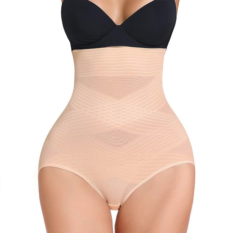 Hüfthebende und bauchstraffende Formhose mit hoher Taille