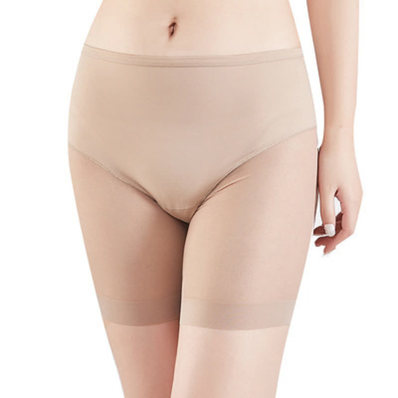 Sexy hochelastische, figurformende Shorts aus Netzstoff mit mittlerer Taille zur Bauchstraffung