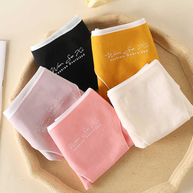 Bequeme, nahtlose Baumwoll-Slips mit niedriger Taille in Übergröße (3er-Pack)