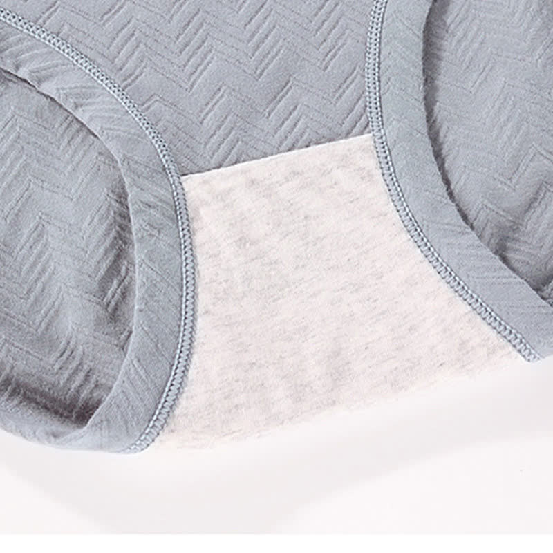 Einfarbige Basic-Höschen aus Baumwolle in Übergröße mit hoher Taille (3er-Pack)