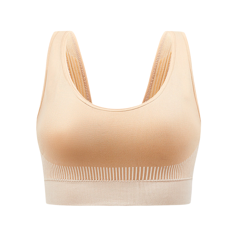 Stoßfester, schnell trocknender Sport-BH mit Streifen (2er-Pack)