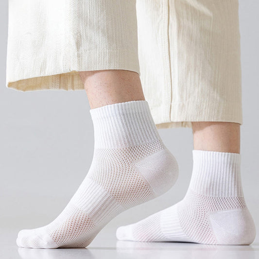 Einfarbige Söckchen in Übergröße für den Sommer (5 Paar)