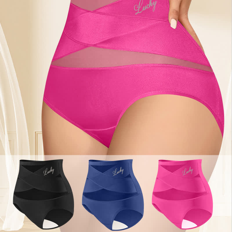 Bauchdeckenstraffungs-Höschen mit hoher Taille (2 Packungen)