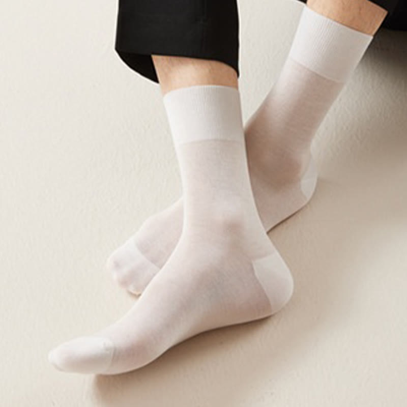 Transparente Viertelsocken in Übergröße (5 Paar)