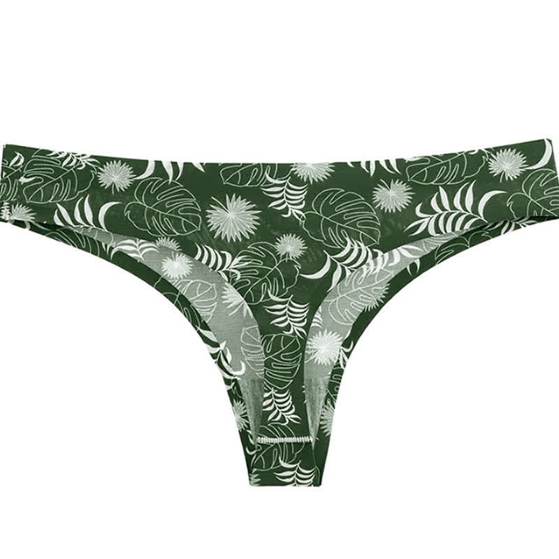 Sexy Tangas mit niedrigem Bund, nahtlos bedruckt (3er-Pack)