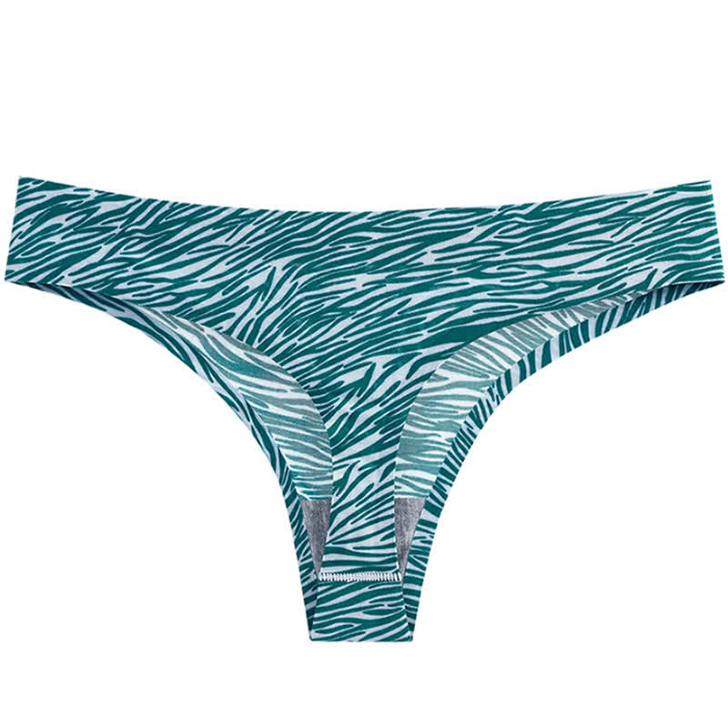 Sexy Tangas mit niedrigem Bund, nahtlos bedruckt (3er-Pack)