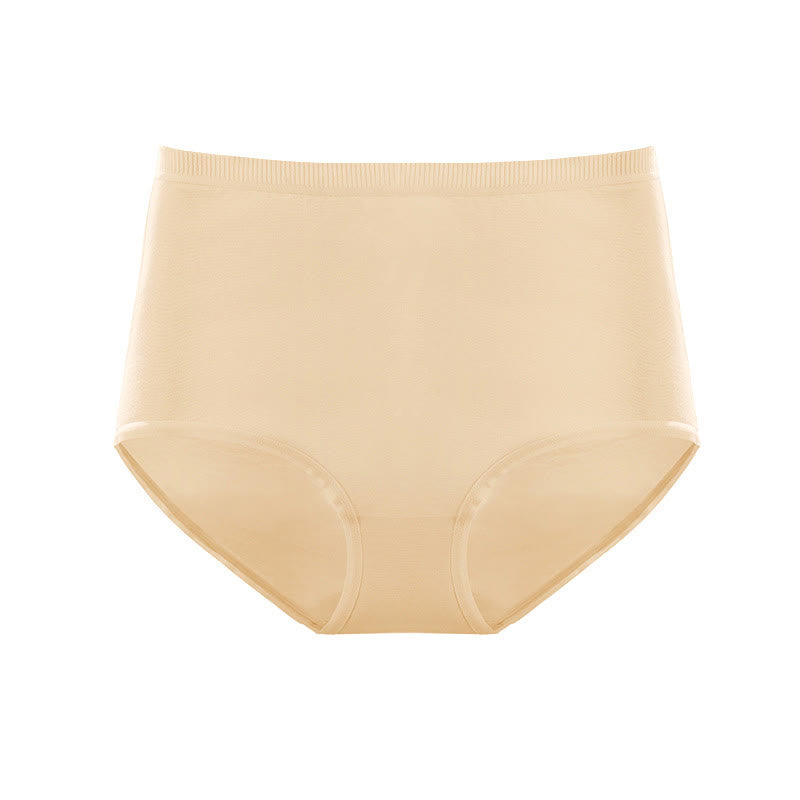 Nahtlose Slips mit hoher Taille und atmungsaktiver Baumwolle (3er-Pack)