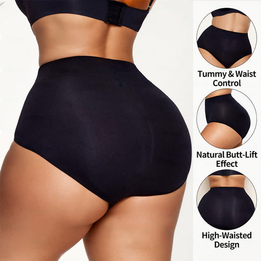 Bequemer, bauchwegformender Slip mit hoher Taille