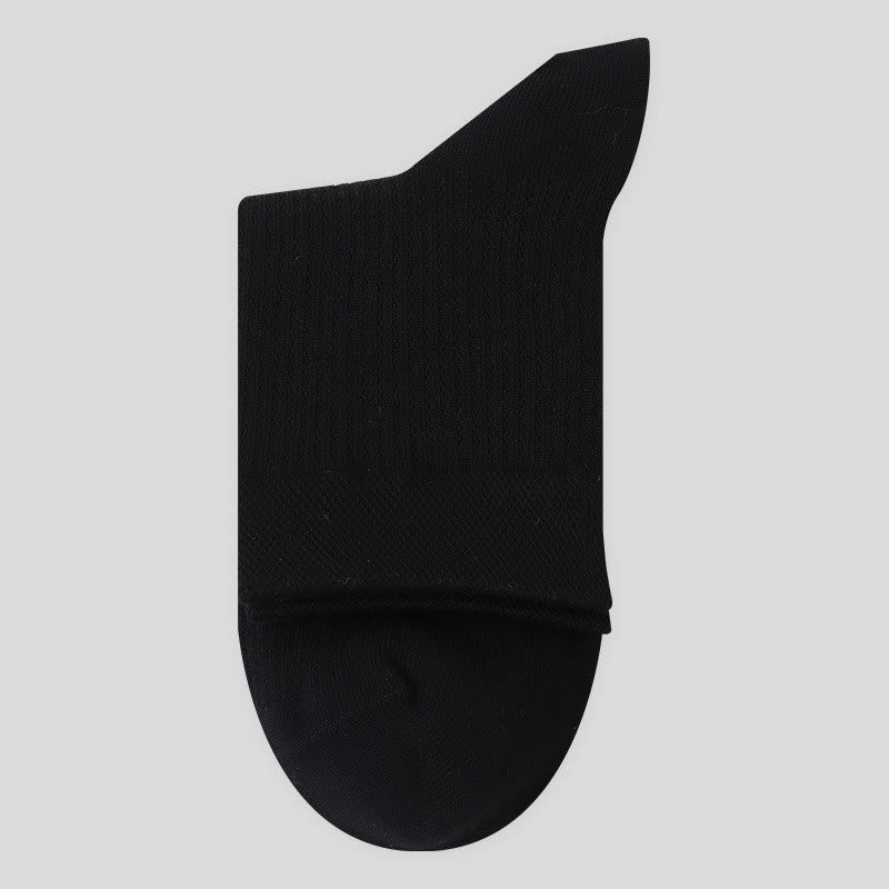 Einfarbige Viertelsocken aus Baumwollnetz (7 Paar)