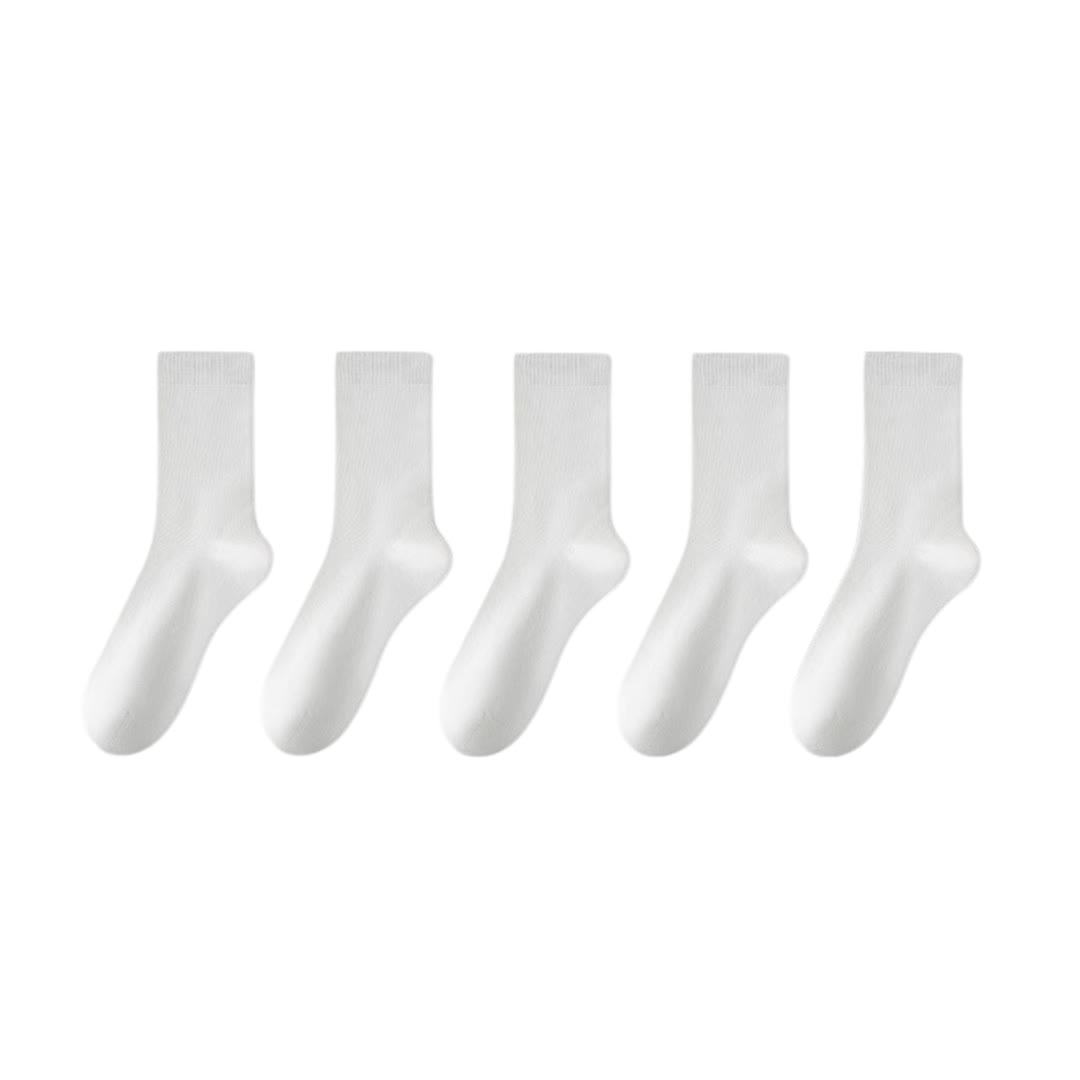 Stilvolle Viertelsocken aus Baumwolle in Übergröße (5 Paar)