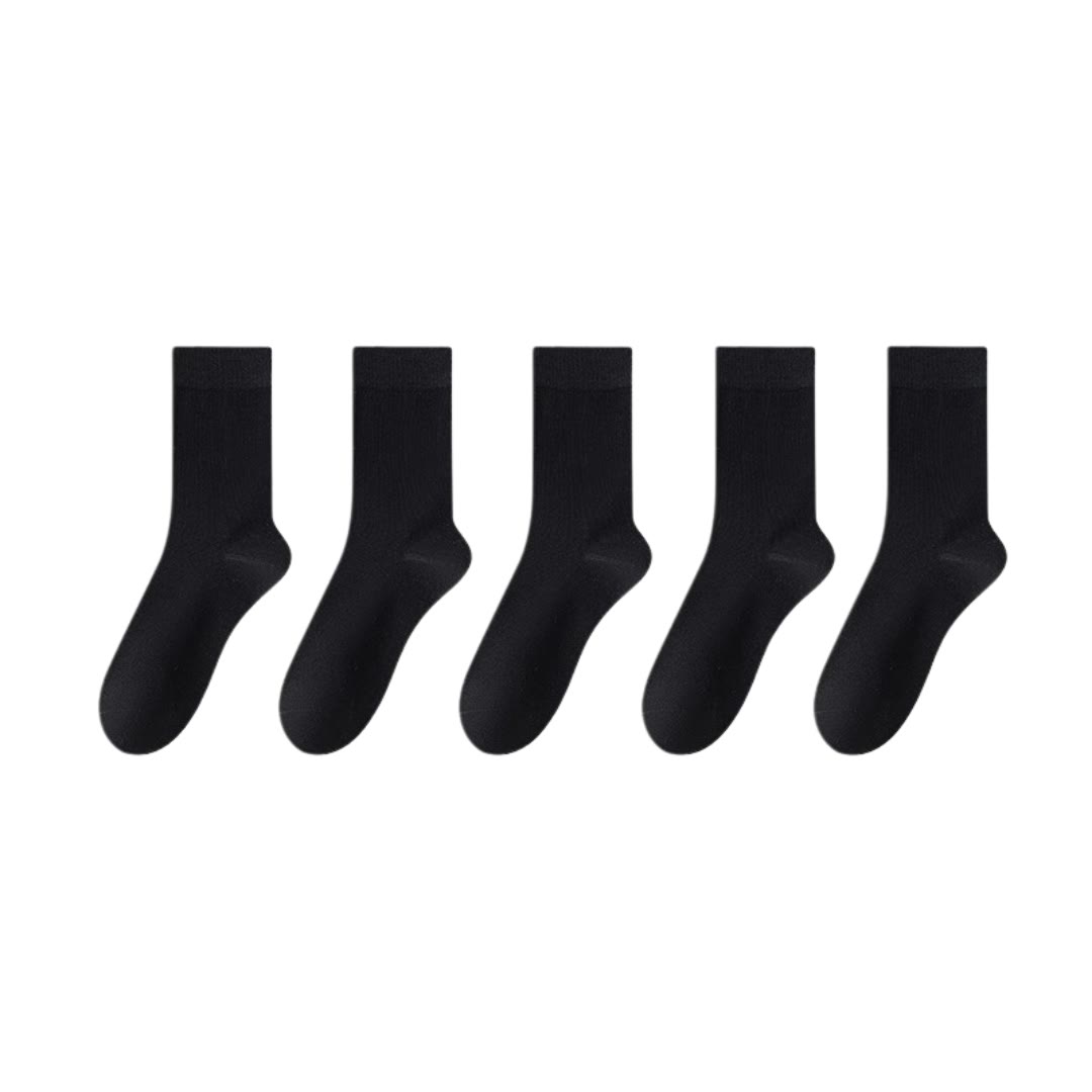 Stilvolle Viertelsocken aus Baumwolle in Übergröße (5 Paar)
