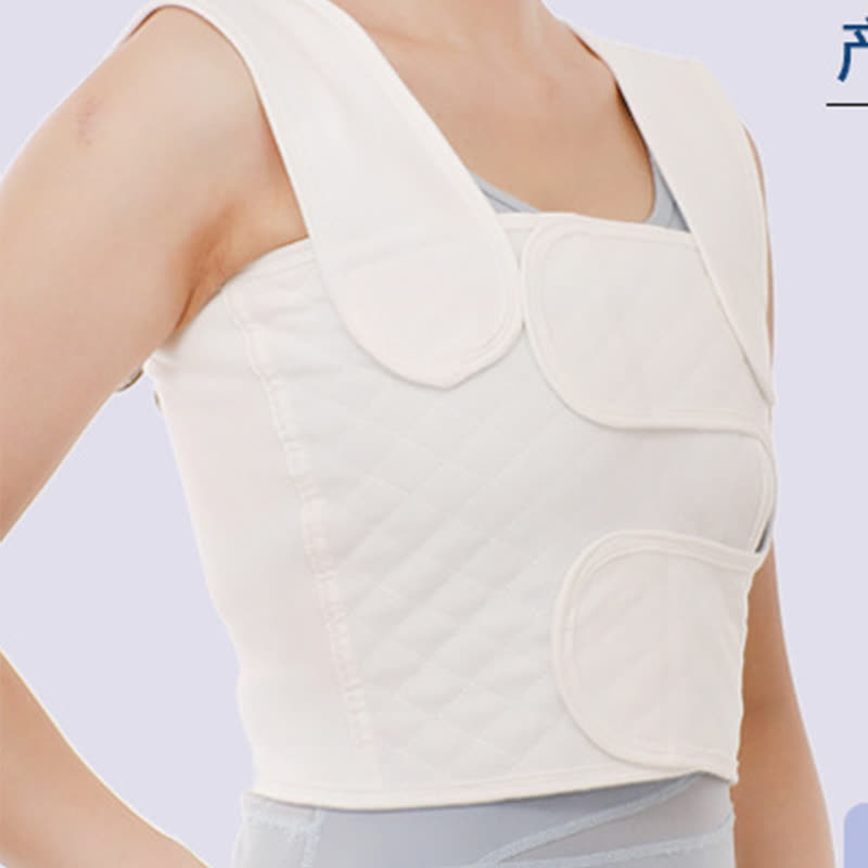 Bequeme elastische Brust-Rippen-Fixierungsorthese