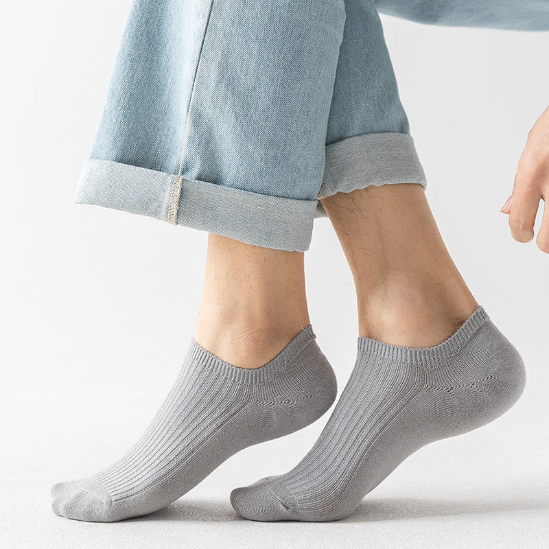 Knöchelsocken in Übergröße, einfache Farben (9 Paar)