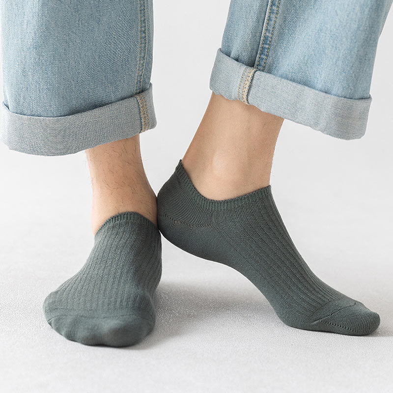 Knöchelsocken in Übergröße, einfache Farben (9 Paar)
