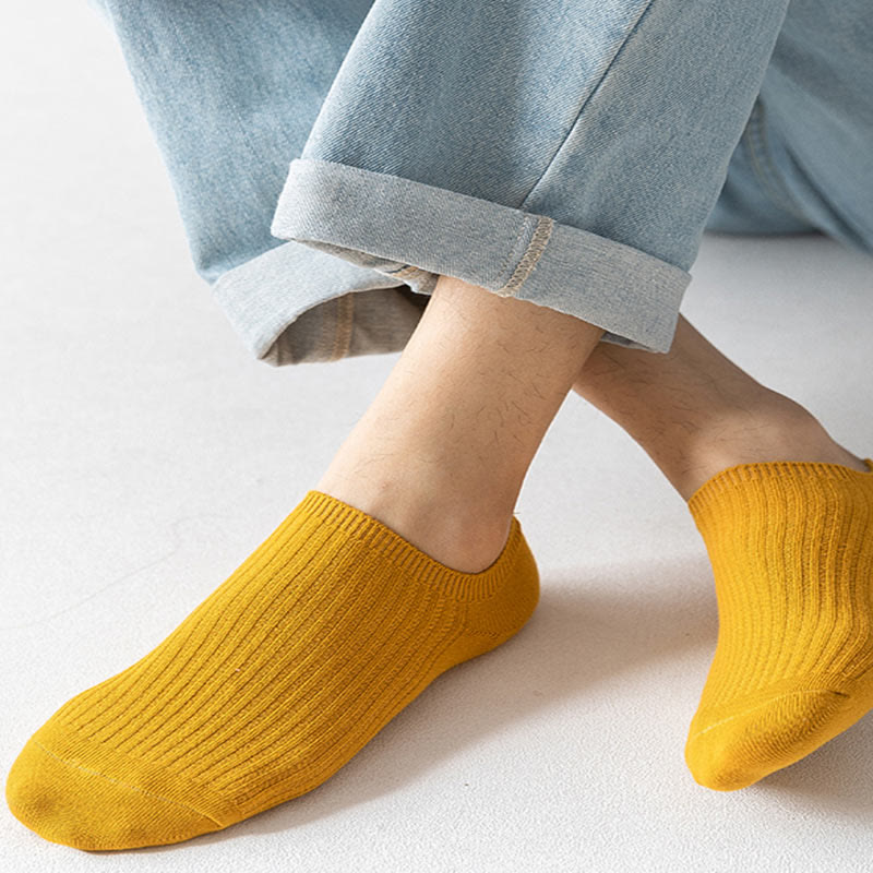 Knöchelsocken in Übergröße, einfache Farben (9 Paar)