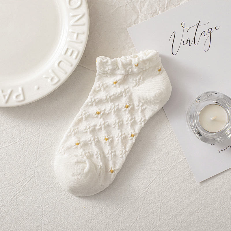 Söckchen mit Waldblumenmotiv (8 Paar) - image 7