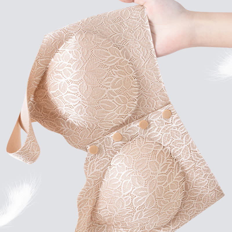 Jacquard-BH ohne Bügel mit Frontverschluss