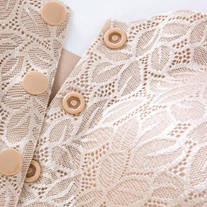 Jacquard-BH ohne Bügel mit Frontverschluss