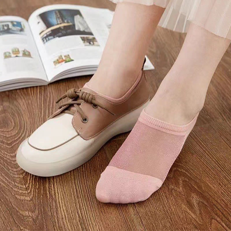 Dünne, luftige Mesh-Füßlinge (10 Paar)