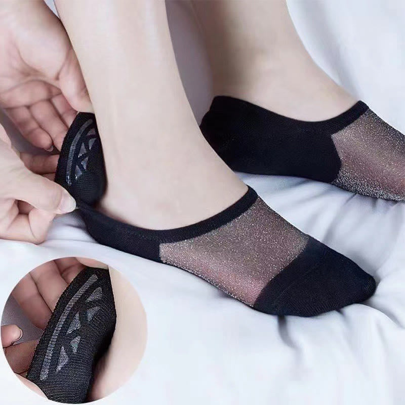 Dünne, luftige Mesh-Füßlinge (10 Paar)