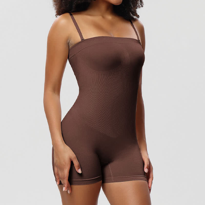 Shapewear-Bodysuit mit abnehmbaren Schultergurten