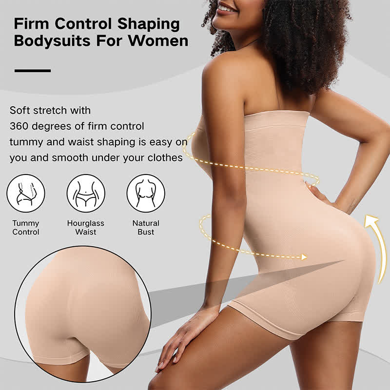 Shapewear-Bodysuit mit abnehmbaren Schultergurten