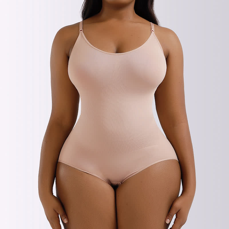 Nahtloser Shapewear-Body mit Hüftlifting in Übergröße, einteilig