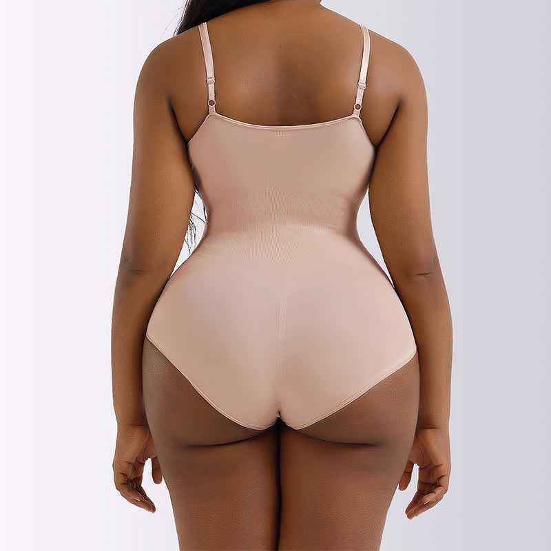 Nahtloser Shapewear-Body mit Hüftlifting in Übergröße, einteilig
