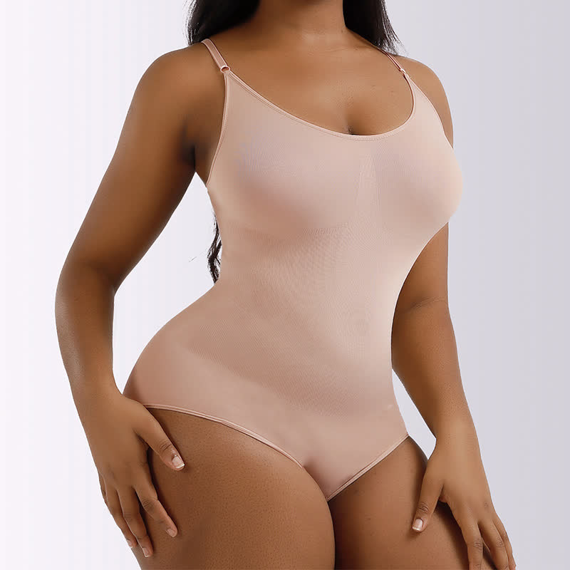 Nahtloser Shapewear-Body mit Hüftlifting in Übergröße, einteilig