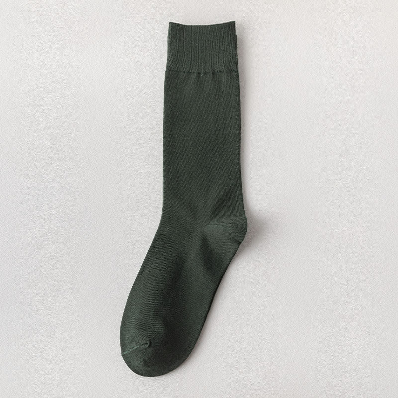 Weiche, strapazierfähige Crew-Socken in Übergröße (8 Paar) - Dunkelgrün - EU35-39 (US4,5-8) - image 17