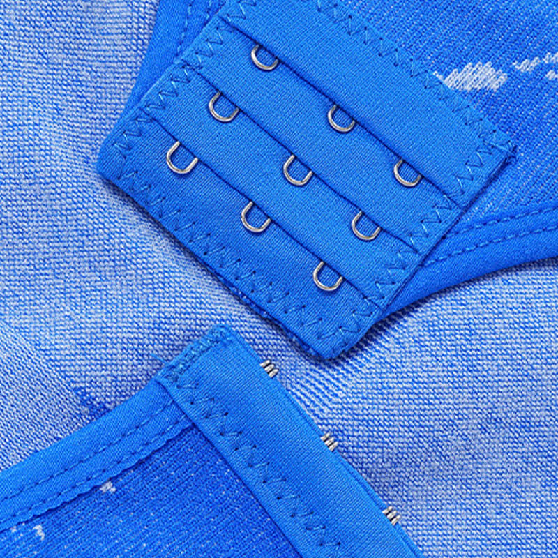 Nahtloser Shapewear-Bodysuit mit Hüftlift und Strukturdruck