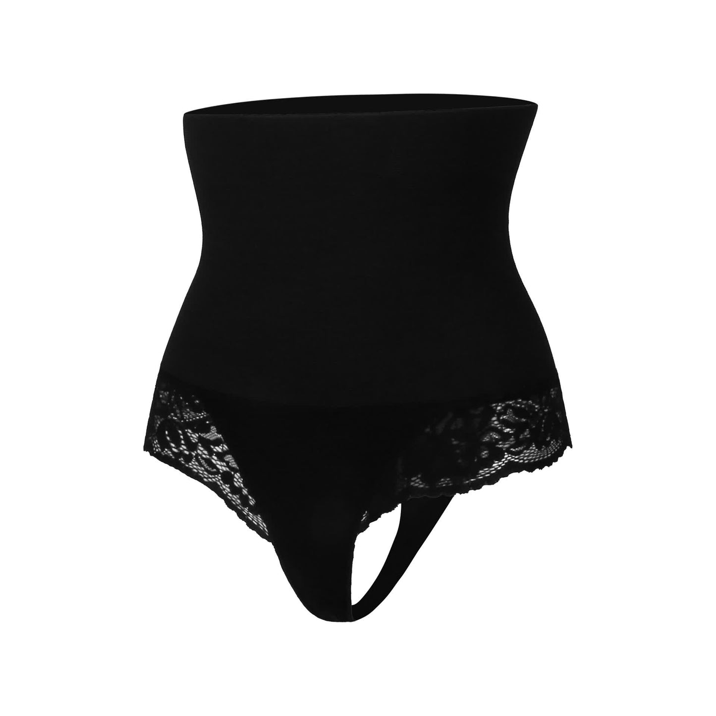 Bauchformender Spitzenslip mit mittlerer Taille