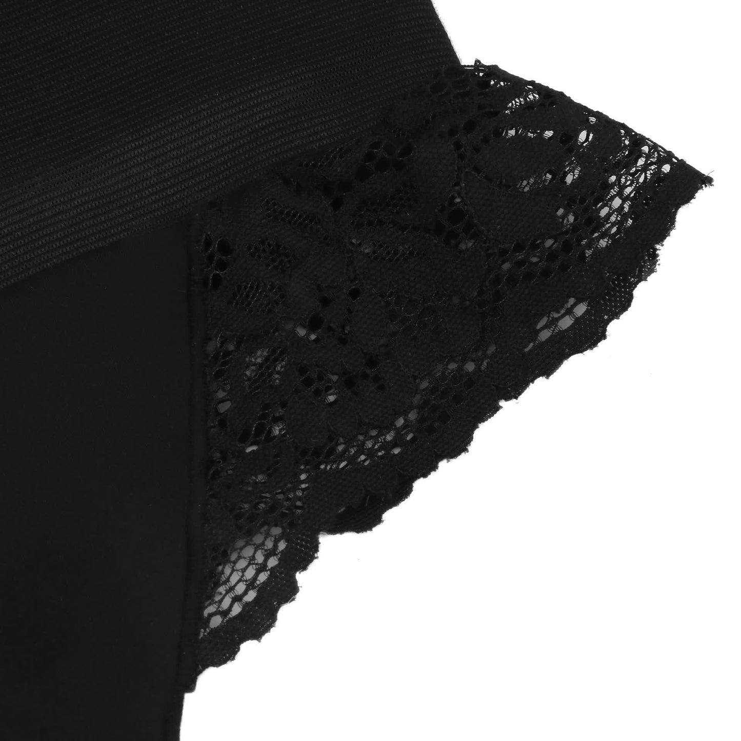 Bauchformender Spitzenslip mit mittlerer Taille