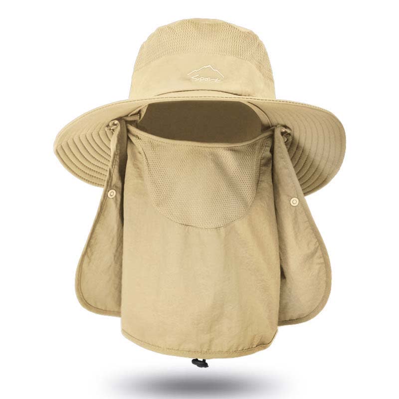 Multifunktionaler Quick Dry Bucket Hat für den Außenbereich - Khaki - Einheitsgröße - image 6