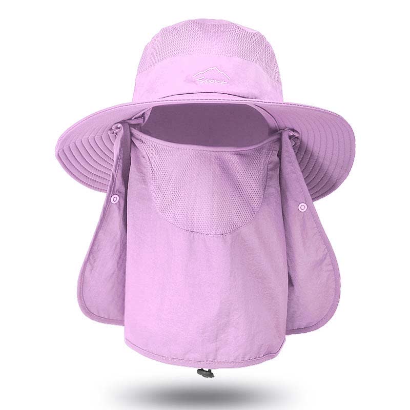 Multifunktionaler Quick Dry Bucket Hat für den Außenbereich - Lila - Einheitsgröße - image 4